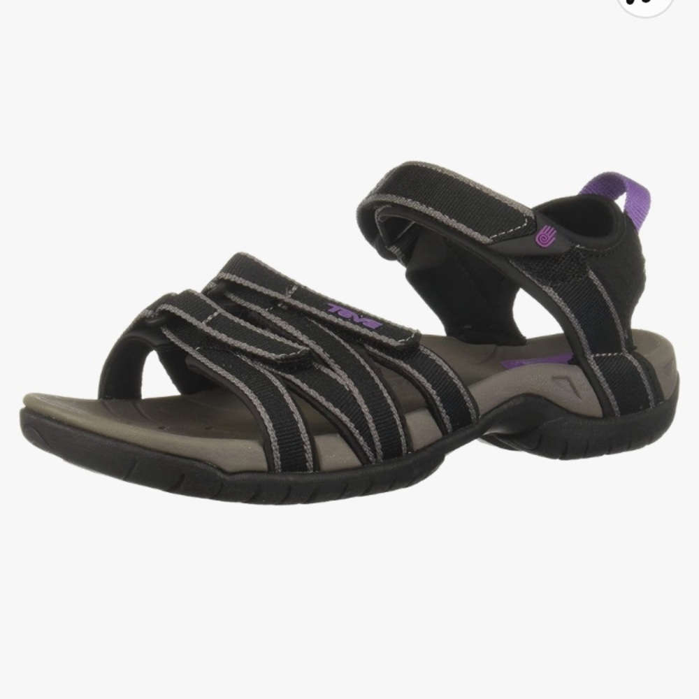 Teva Black Size 7 Walking/Hiking Sandals